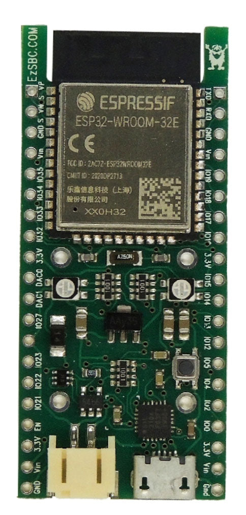 ESP32_AA Battery Operated Breakout and Development Board
