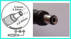 9V, 1A adapter