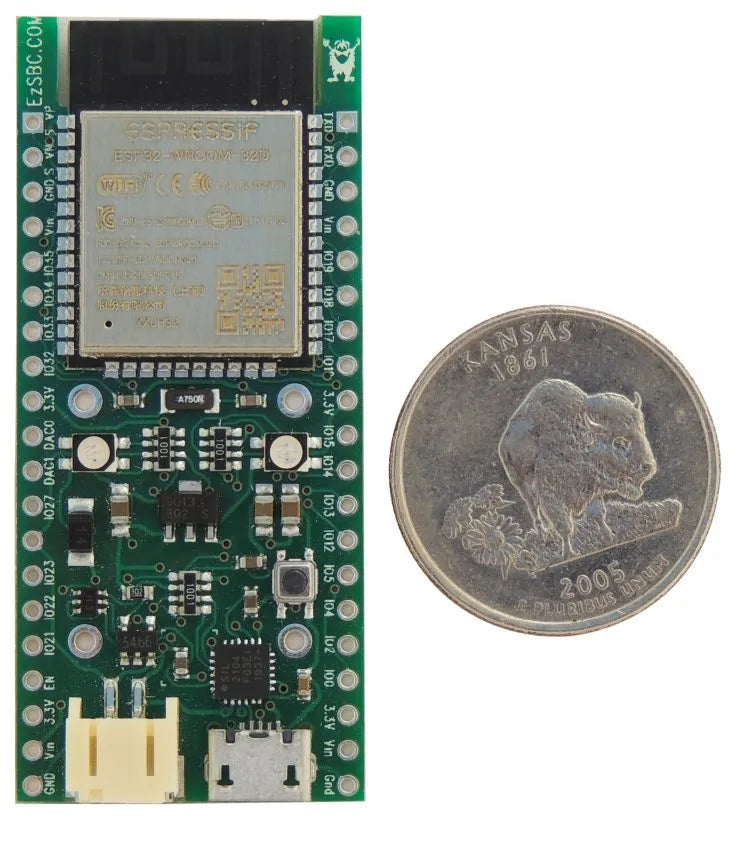 ESP32_Bat Battery Charging Breakout and Development Board